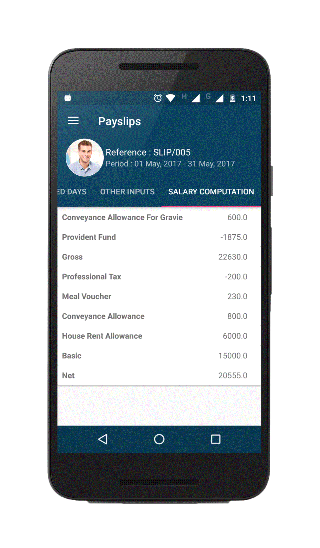 Odoo - Sample 1 for three columns